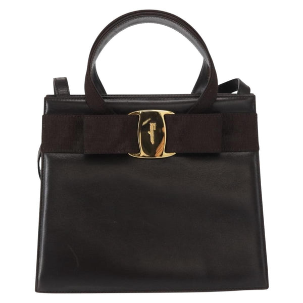 Salvatore Ferragamo Convertible Vara Bow Tote Leather Small - image 1