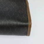 Christian Dior Vintage Honeycomb Zip Pouch Canvas and Leather - image 8