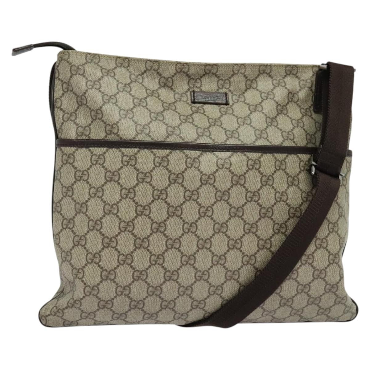 Gucci Zip Top Messenger Bag GG Coated Canvas Large - image 1