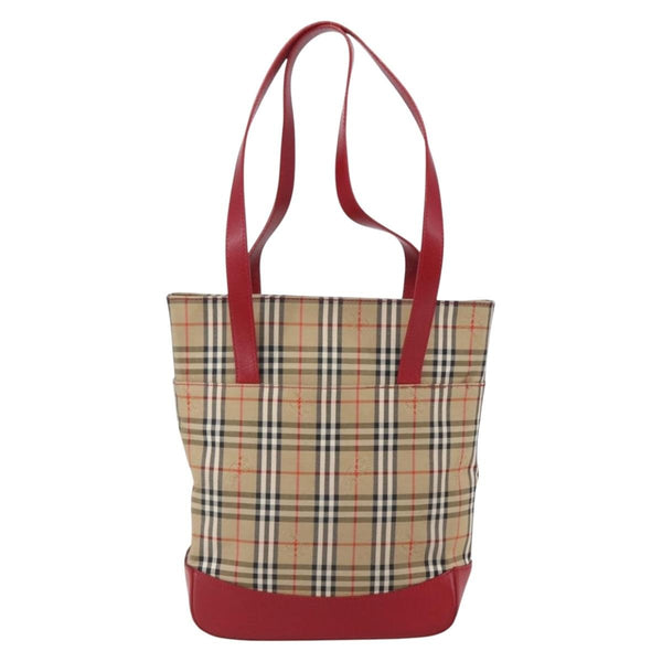 Burberry Nova Check Tote canvas check pattern Small