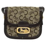 Celine C Sulky Shoulder bag Canvas and Leather - image 19