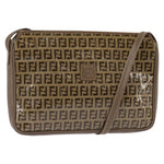 Fendi Vintage Zip Crossbody Bag Zucchino Canvas Medium - image 1