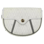 Christian Dior Vintage Honeycomb Flap Crossbody Bag Coated Canvas - image 1