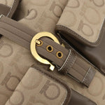 Salvatore Ferragamo Gancini Backpack Canvas - image 12