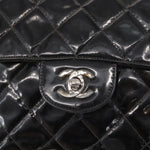Chanel Vintage Square Flap Backpack Enamel - image 12