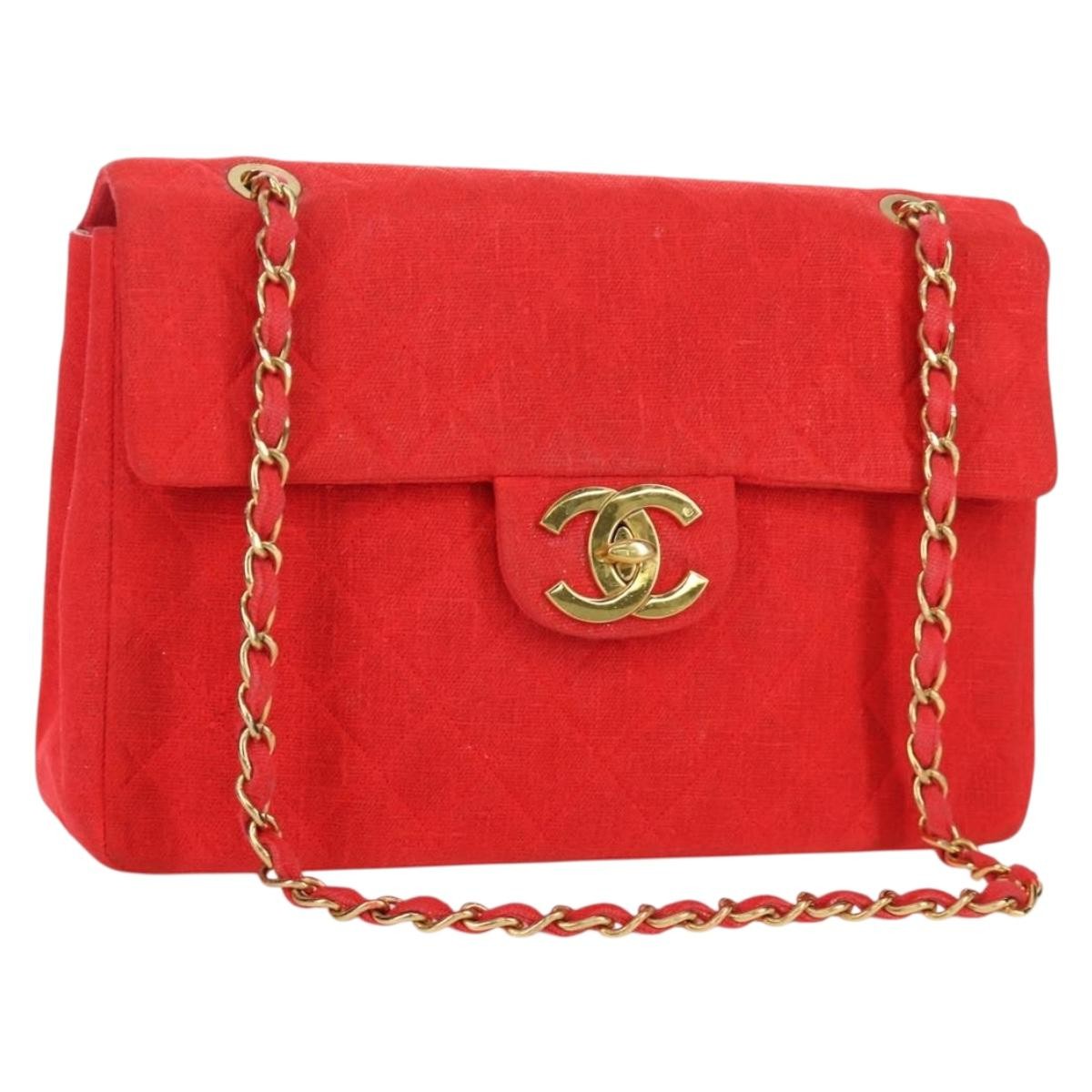 Chanel Flap Shoulder Bag Canvas - image 1