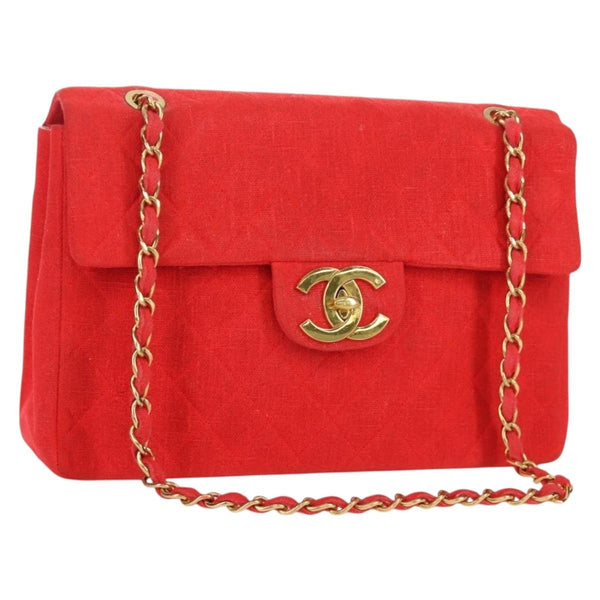 Chanel Flap Shoulder Bag Canvas - image 1