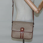 Celine Vintage Macadam Shoulder Bag Canvas and Leather - image 14