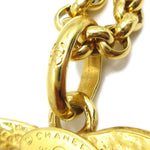 Chanel CC Heart Pendant Necklace Metal - image 4