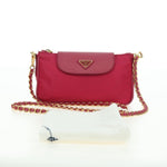 Prada Chain Crossbody Bag Tessuto and Saffiano Leather Small - image 14