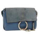Chloe Faye Shoulder Bag Leather and Suede Small - image 1