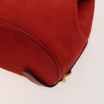 Salvatore Ferragamo Gancini Flap Drawstring Backpack Suede - image 10