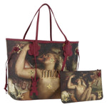 Louis Vuitton Neverfull NM Tote Limited Edition Jeff Koons Titian Print Canvas MM - image 14