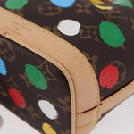 Louis Vuitton Noe Handbag Yayoi Kusama Painted Dots Monogram Canvas Nano - image 12