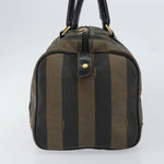 Fendi Vintage Pequin Boston Bag Coated Canvas Medium - image 4