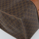 Celine Vintage Macadam Handbag Canvas and Leather - image 10
