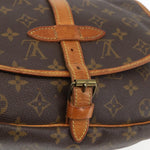 Louis Vuitton Saumur Handbag Monogram Canvas - image 14