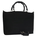 Gucci Vintage Bamboo Handle Bag Nylon - image 1