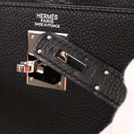 Hermes Kelly Handbag Black Togo with Gold Hardware 32 - image 10