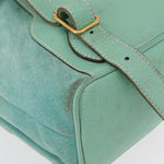 Gucci Vintage Bamboo Backpack Suede Medium - image 11