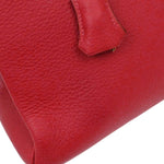 Hermes Kelly Handbag Red Togo with Gold Hardware 32 - image 10