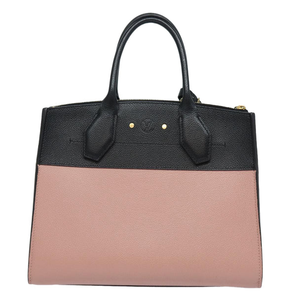 Louis Vuitton City Steamer Handbag Leather PM