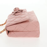 Chanel Vintage Camellia Flap Bag Quilted Lambskin Micro - image 3