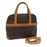 Celine Vintage Macadam Handbag Canvas and Leather - image 18