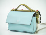 Fendi Double Baguette Embroidered Studded Leather Micro - image 2