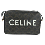 Celine Logo Messenger Bag Triomphe Coated Canvas Medium - image 1