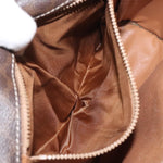 Celine Vintage Macadam Circle Logo Shoulder Bag Canvas and Leather - image 18
