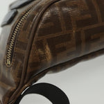 Fendi Mania Logo Waist Bag Zucca Coated Canvas - image 19