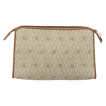 Christian Dior Vintage Honeycomb Zip Pouch Coated Canvas Medium - image 2