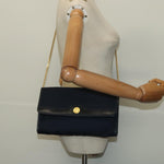 Christian Dior Vintage Chain Flap Shoulder Bag Diorissimo Canvas Medium - image 14