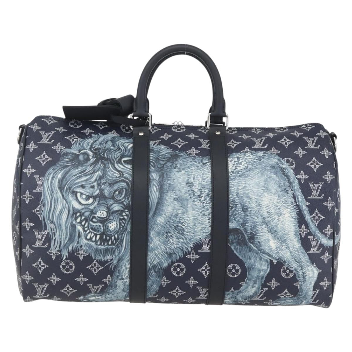 Louis Vuitton Keepall Bandouliere Bag Limited Edition Chapman Savane Monogram Canvas 45 - image 1