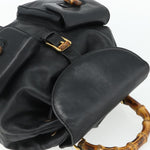 Gucci Vintage Bamboo Backpack Leather - image 15