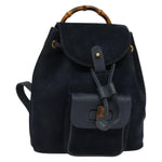 Gucci Gucci bamboo backpack daim mini - image 15
