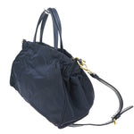 Prada Zip Convertible Shopping Tote Tessuto with Saffiano Leather Medium - image 3