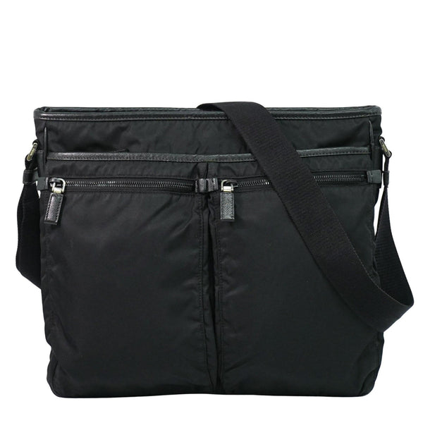 Prada Double Pocket Zip Messenger Tessuto Medium - image 1