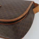 Celine Vintage Macadam Shoulder Bag Canvas and Leather - image 8