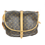 Louis Vuitton Saumur Handbag Monogram Canvas 35 - image 2