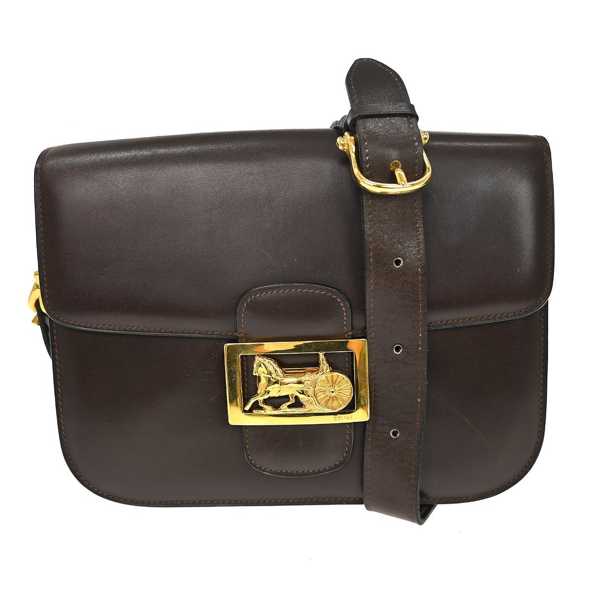 Celine Horse Carriage Shoulder bag Leather - image 1