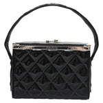 Chanel Vintage Metal Box Bag Quilted patent - image 1