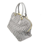 Miu Miu Madras Bowler Bag Matelasse Leather Medium - image 4