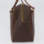 Celine Vintage Macadam Handbag Canvas and Leather - image 3