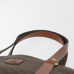 Celine Vintage Macadam Handbag Canvas and Leather - image 16
