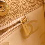 Chanel Vintage Chocolate Bar Open Tote Quilted Caviar Medium - image 11
