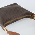 Celine Vintage Macadam Shoulder Bag Canvas and Leather - image 15