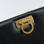 Salvatore Ferragamo Vintage Gancini Chain Shoulder Bag Leather Medium - image 12