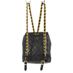 Chanel Duma Drawstring Backpack Quilted Leather Small - image 2